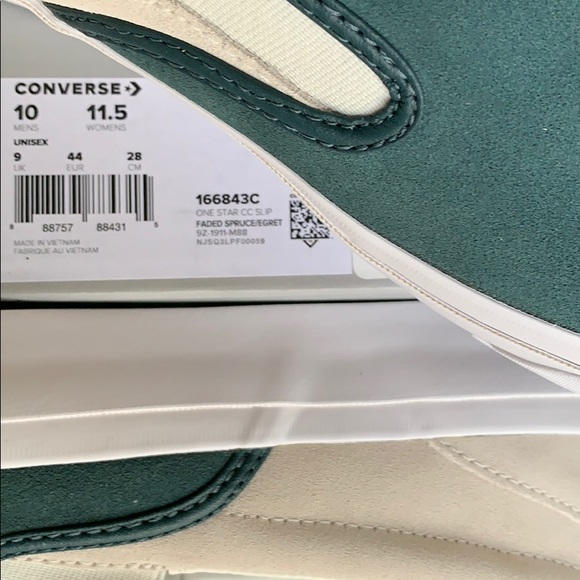 CONVERSE ONE STAR CC SLIP ON FADED SPRUCE/EGRET WM - Picture 15 of 16